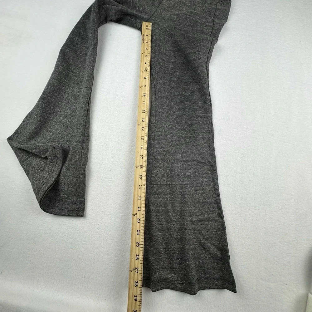 Free‎ People Pants Flare Women Size Medium Gray Mid Rise (30x28)